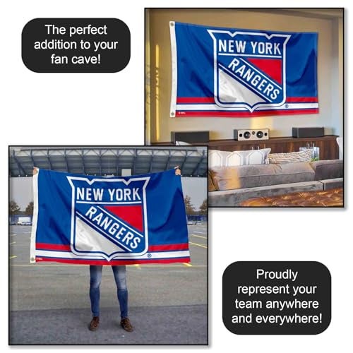 WinCraft New York Rangers Flag 3x5 Banner - Image 5