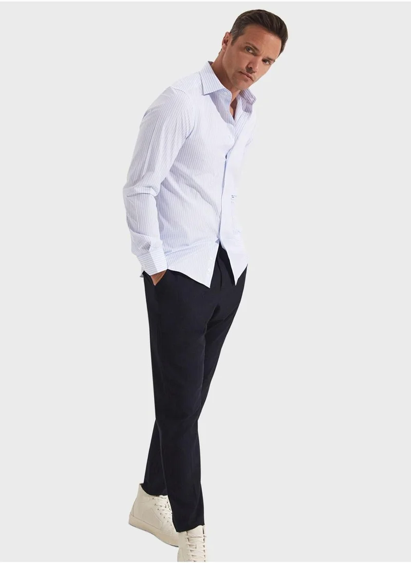 جون Striped Slim Fit Shirt