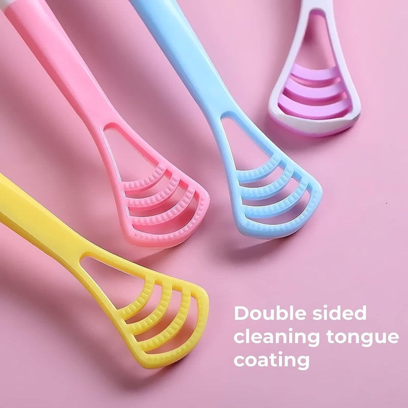 ABUDIT 2 In 1 Soft Toothbrush & Tongue Cleaner Scraper | Personal Care Supplies | For Travel/Outdoor/Camping | Reusable Toothbrush For Kids/Adults - Image 3