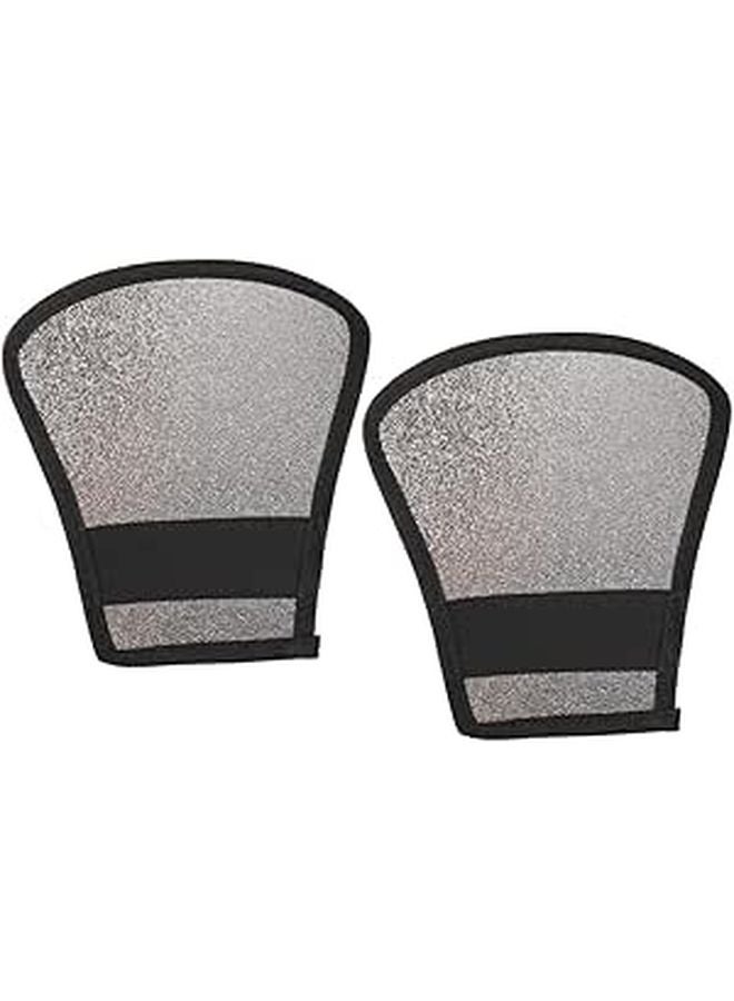 2Pcs Camera Flash Diffuser Softbox Silver Reflector Reduces Shadows For Speedlight Photography - Image 1