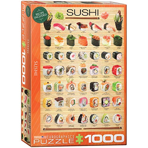 eurographics لعبة بازل يوروجرافيكس سوشي (1000 قطعة) (6000-0597) ، برتقالي - Image 1