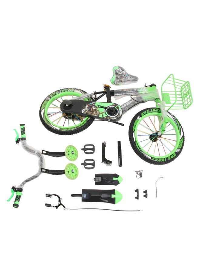 XIANGYU Safe And Durable Kids Bike 16 Inch Children Bicycle With Baskets and Training Wheels - Image 2