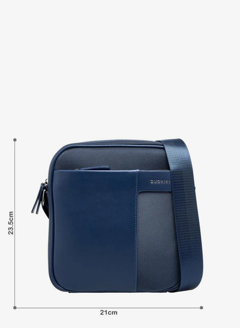 دوتشيني Men Textured Crossbody Bag
