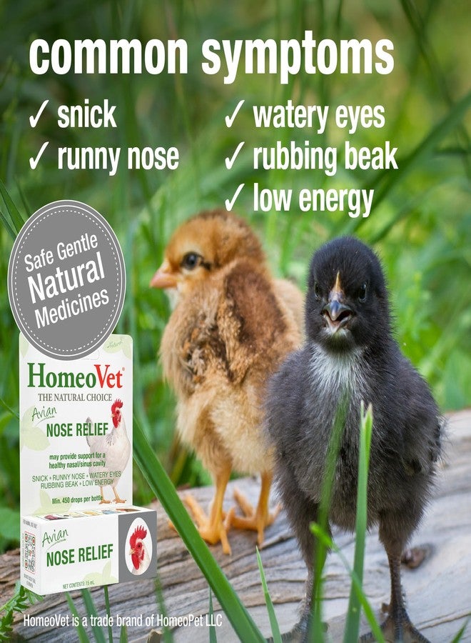 HomeoPet Avian Nose Relief, Safe and Natural Bird and Chicken Supplement, 15 Milliliters - Image 3