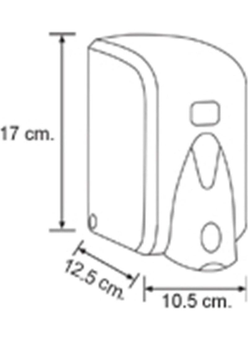 Vialli F5B 500 Gr. Liquid Foam Hand Soap Dispenser / Foaming Device - White - Plastic - Foaming Device  - Image 3
