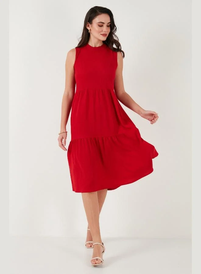 Lela Lela Regular Fit Sleeveless Midi Dress Women's DRESS 5869008