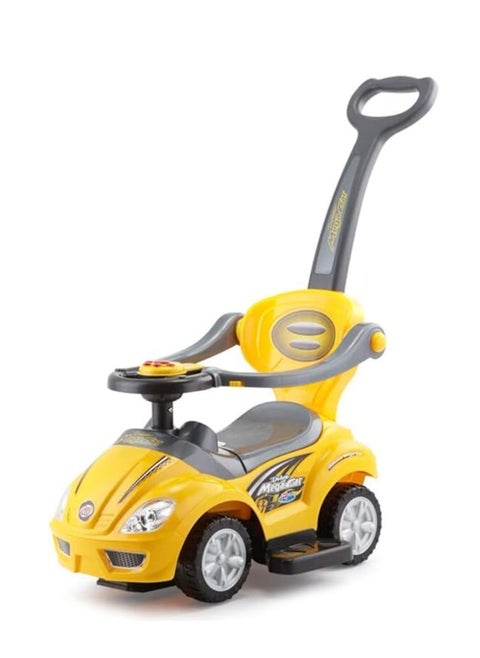 3-in-1 Ride-On Activity Toy with Push Handle and Musical Steering Wheel 62*40*86cm