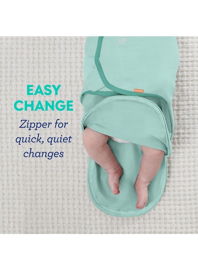 SwaddleMe سوادل مي سهل التغيير - الحجم صغير/متوسط، 0-3 أشهر، عبوة 2 (قبلة لك) - Image 5