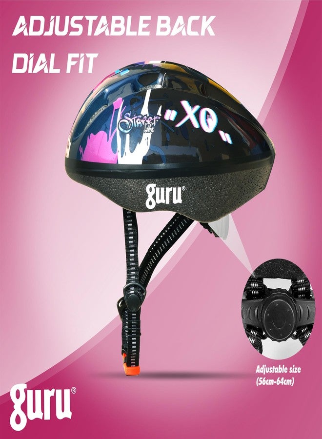 GURU Cycling Helmet, Light Weight with Superior Ventilation, Adjustable Helmet for Mountain, Road Bike & Skating with Premium Black EPS Foam Lining, Ideal for Adults and Kids (Face Lift, Small) - Image 4