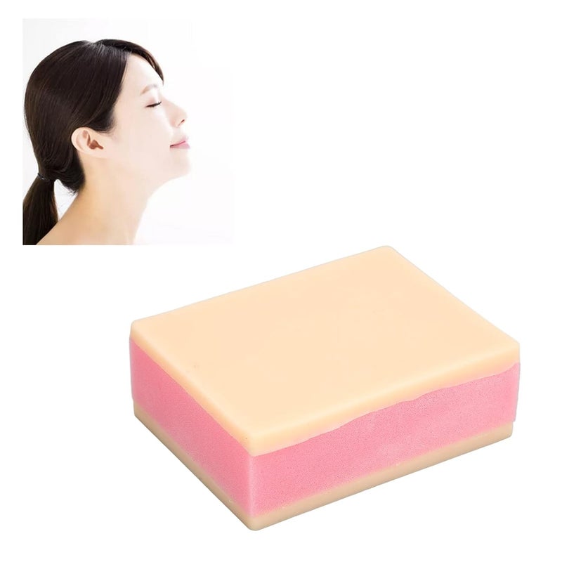 klarako Suture Training Model, Durable Silicon Skin Suture Pad Refill Suture Practice Pad for Suture Kit, 2 Silicone Skin Layers Surgical Skin Injection Practice Pad for Medical Students Doctors Nurses Practi - Image 3