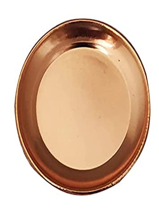 WOOLCO Feng Shui Pure Copper 1.5" Tortoise/Turtle with 2.25'' Diameter Water Plate; Vastu Living Positivity, Wealth, Money, Good Luck & Longevity; Home, Office Decor Gift Items/Products-Set of 2 - Image 3