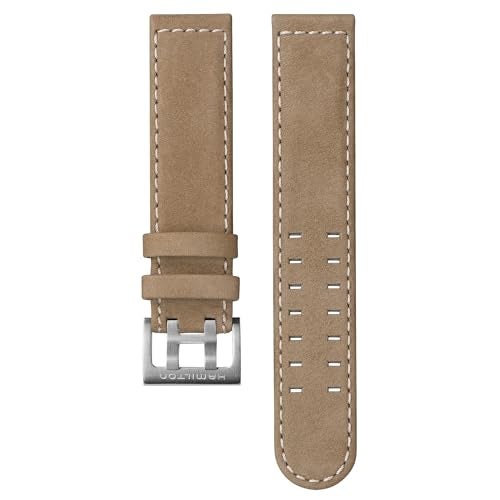 Hamilton Watch Khaki Field Titanium Auto | Swiss Made | 42mm Titanium Case | Black Dial Analog Watch | Brown Leather Strap (Model: H70545550) - Image 2