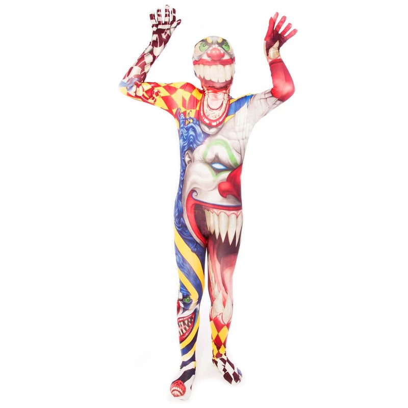 Morphsuits Kids Clown Monster Costume - Large 4'-4'6 / 10-12 Years - Image 3
