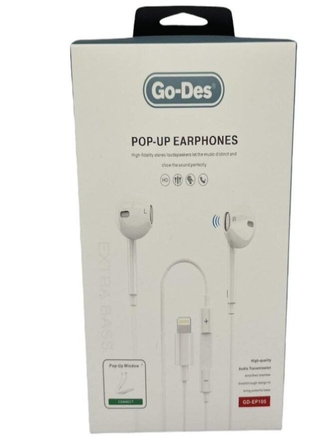 Go-Des Lightning Stereo Earphone GD-EP 105 - Image 1