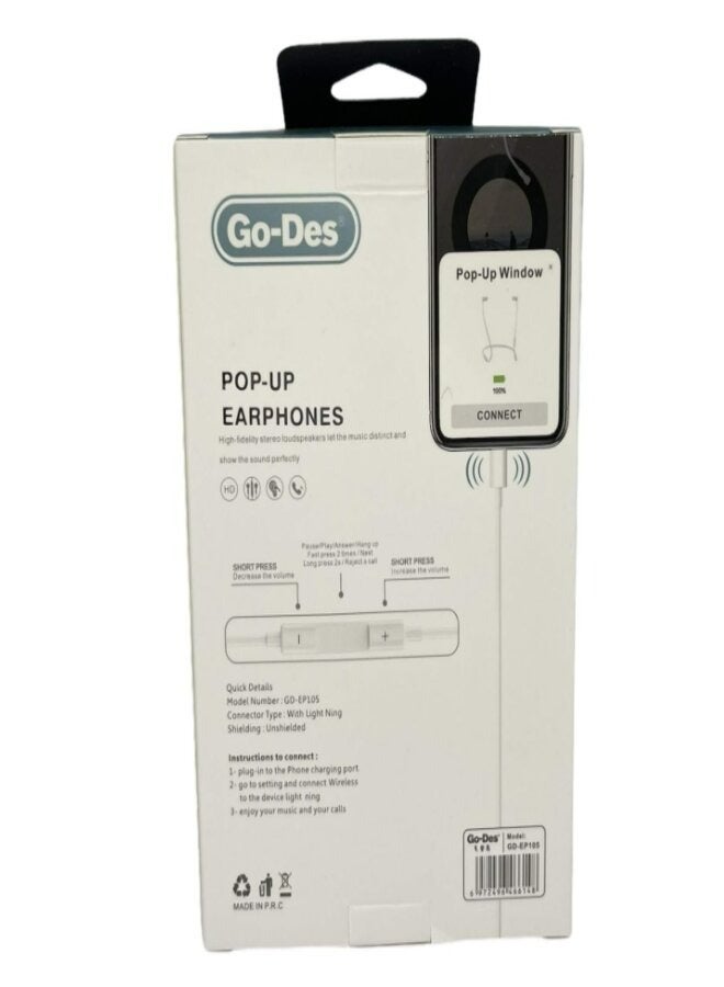 Go-Des Lightning Stereo Earphone GD-EP 105 - Image 2