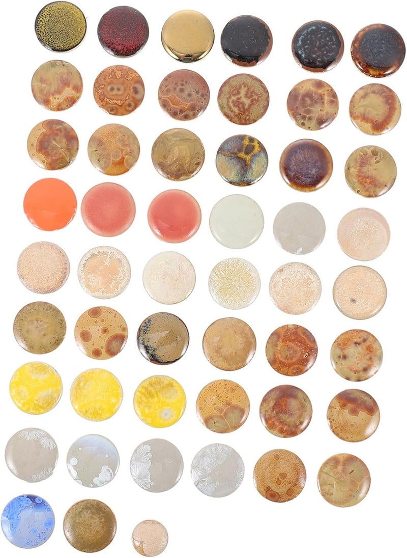 Angoily 1bag Mosaic Irregular Stone DIY Mosaic Assortment Ceramic Material Particulate Stone - Image 1