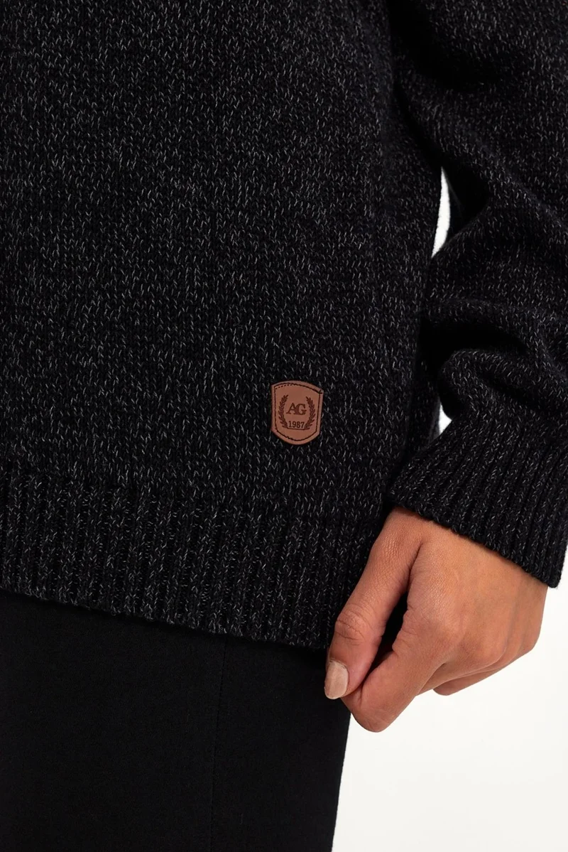 Alexander Gardi Zippered Turtleneck Casual Sweater (E21-181009)