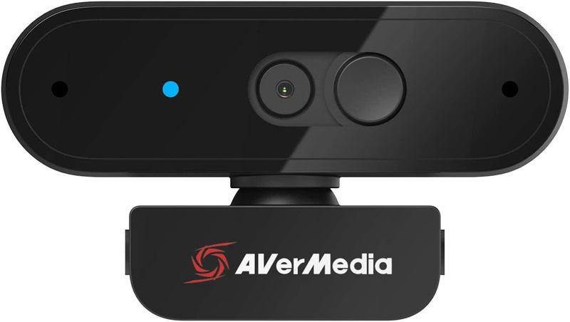 Ventilated design AVerMedia PW310P Webcam, Webcam Cover, 1080p/30fps Videochat and Recording, Plug and play, Microphones, Stream, Autofocus, Works with Skype, Zoom, Team - Black Occasional & permanent usable - Image 2
