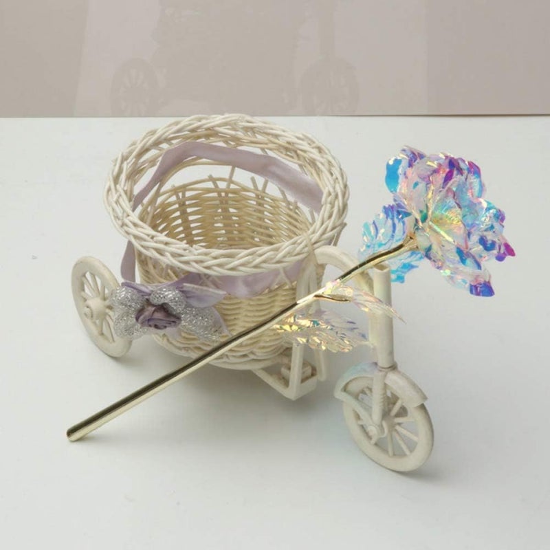 ويوبلز علبة هدايا على شكل فانوس ذهبي اللون مزين بورق ذهبي عيار 24 قيراطًا، هدية مثالية لعيد الحب (تاناباتا) أو كهدية إبداعية. - Image 5