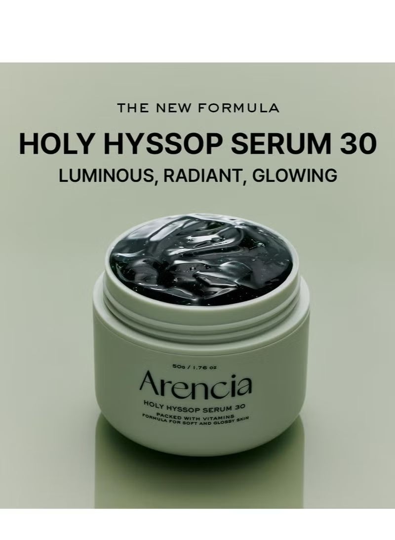arena Glow Hyssop Overnight Face Mask Serum - hydrating & Anti-Aging Serum for younger looking Korean Glass Skin, 30% Vitamin A, C, E, 10% Niacinamide, Peptide - Image 2