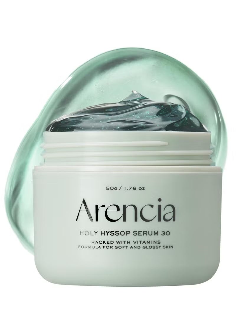 arena Glow Hyssop Overnight Face Mask Serum - hydrating & Anti-Aging Serum for younger looking Korean Glass Skin, 30% Vitamin A, C, E, 10% Niacinamide, Peptide - Image 1
