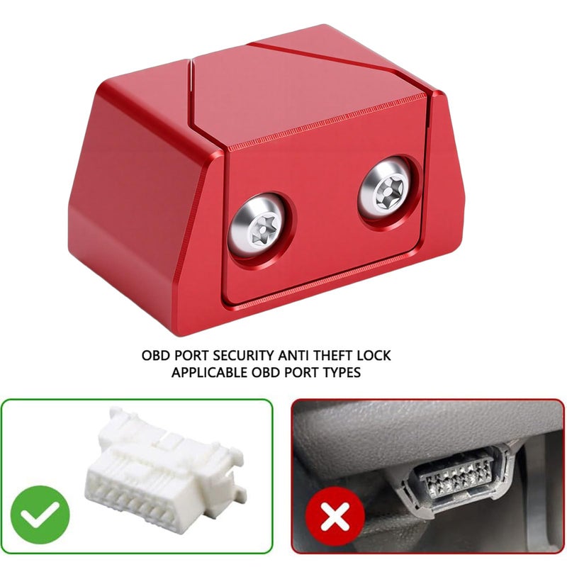 Aluminum Alloy OBD Port Lock Anti Theft Device for Car SUV Truck with Removal Tool - Image 4