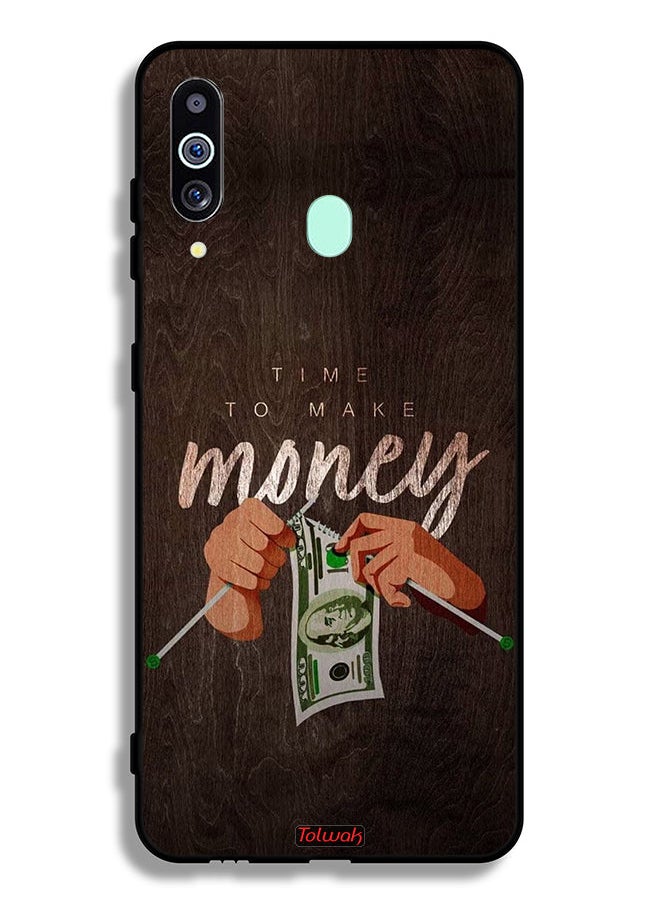 Tolwak Samsung Galaxy A60 Protective Case Cover Time To Make Money  - Image 1