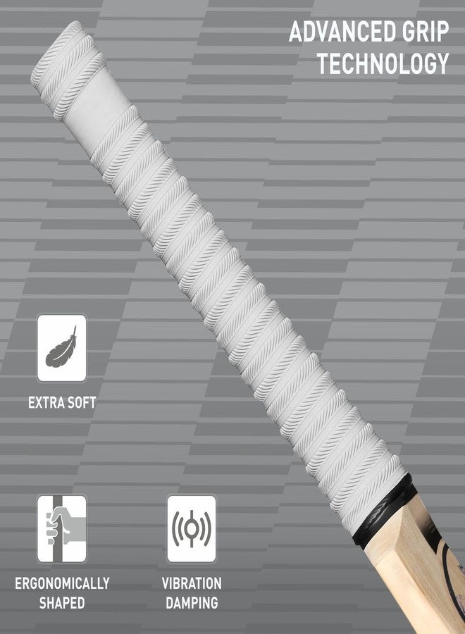 GM Men's Diamond Bullet English Willow Wood Cricket Bat with Cloth Covering on The Face with Cover (Multicolor, Size-6) - Image 5