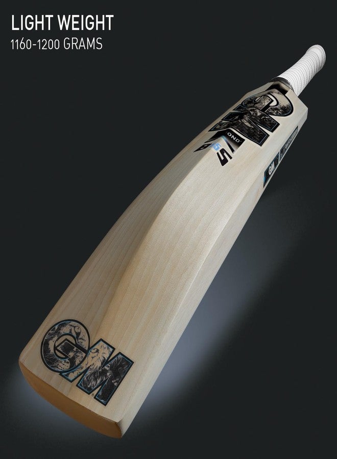 GM Men's Diamond Bullet English Willow Wood Cricket Bat with Cloth Covering on The Face with Cover (Multicolor, Size-6) - Image 4
