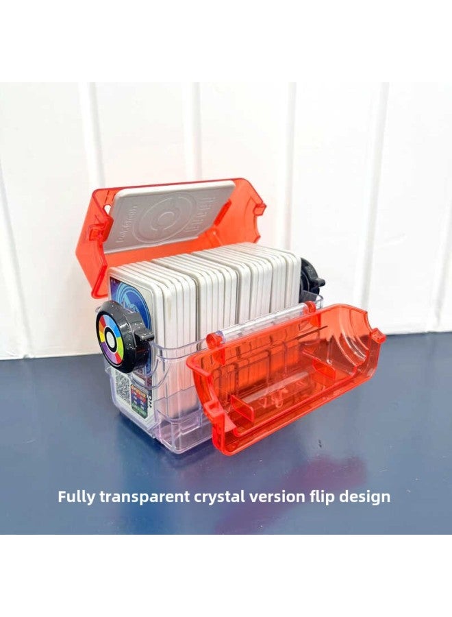 Crystal Edition Cassette Collection Box Pokémon Plus Ao Card Storage Box Plus Ao Plate Arcade Game Card Collection Box-Color:Medium Collection Box  - Image 4