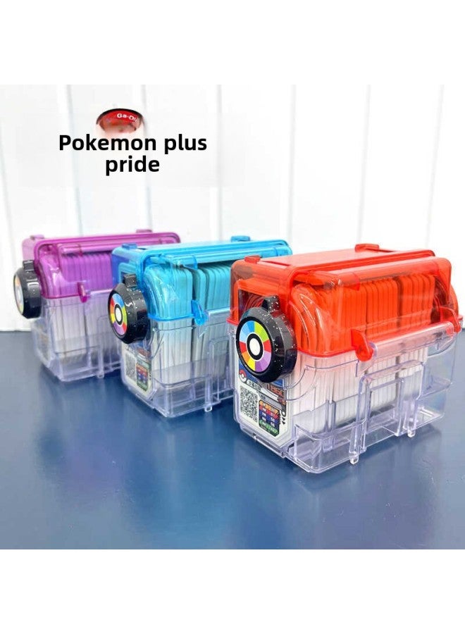 Crystal Edition Cassette Collection Box Pokémon Plus Ao Card Storage Box Plus Ao Plate Arcade Game Card Collection Box-Color:Medium Collection Box  - Image 2