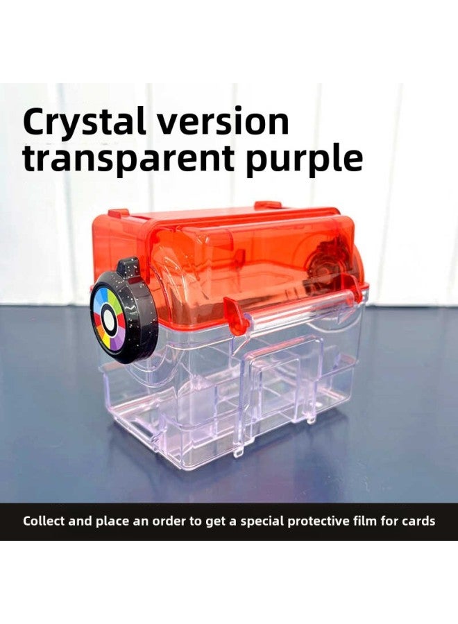 Crystal Edition Cassette Collection Box Pokémon Plus Ao Card Storage Box Plus Ao Plate Arcade Game Card Collection Box-Color:Medium Collection Box  - Image 5