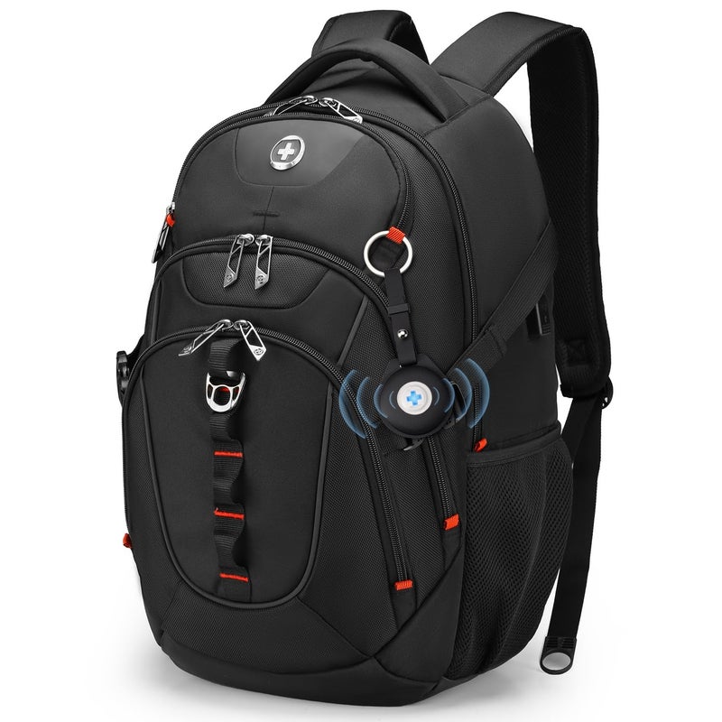 Swissdigital Laptop Backpack with USB Charging Port, Travel Backpack Fits 15.6 inches Computer, 31L Backpack for Men | SD8039508F-01 - Image 1