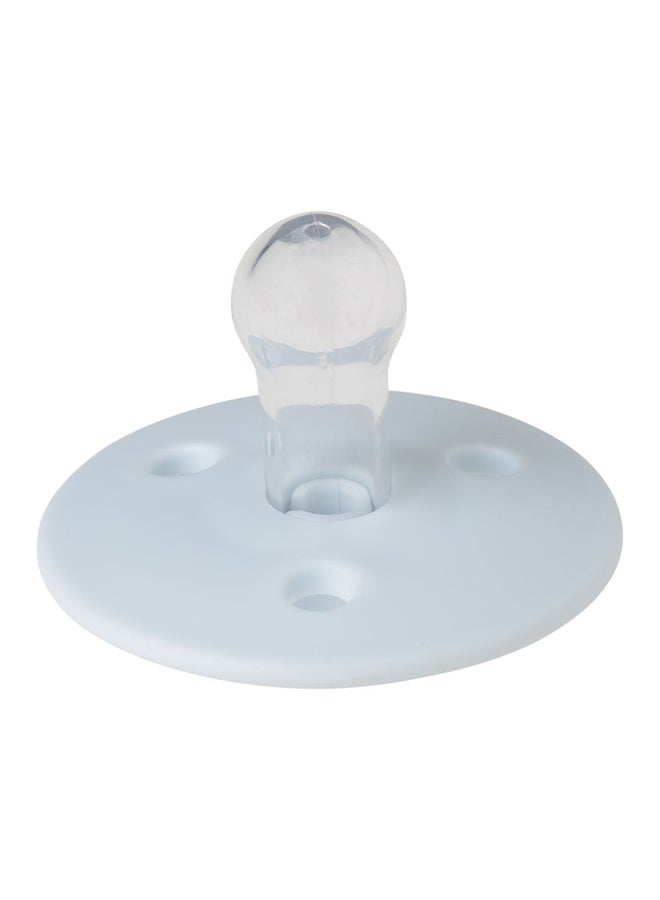 Mininor Round Pacifier Silicone 0M Icicle - Image 2