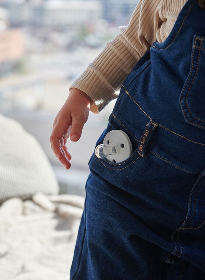 Mininor Round Pacifier Silicone 0M Icicle - Image 5