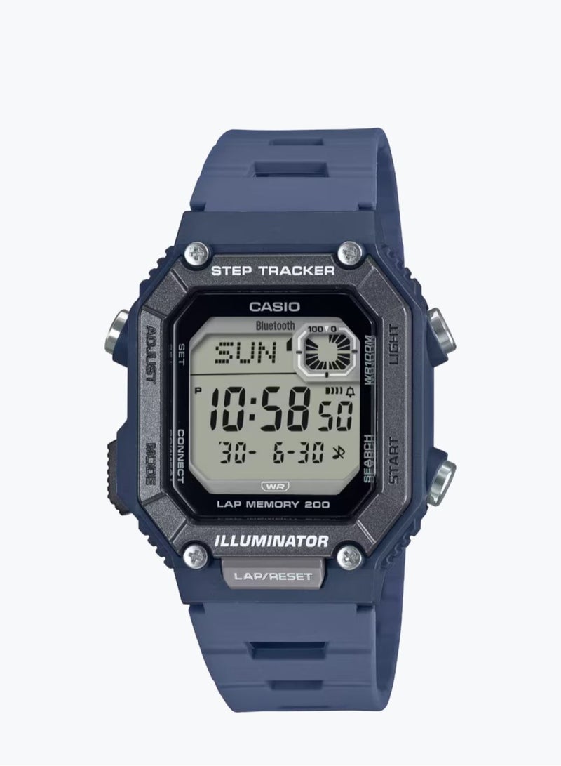 CASIO Digital Steps Tracker Resin Band Watch WS-B1000-2AV - Image 1