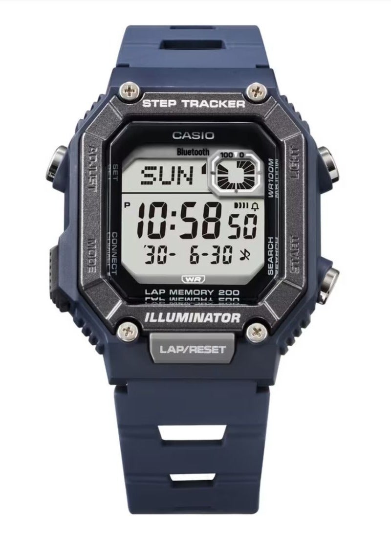 CASIO Digital Steps Tracker Resin Band Watch WS-B1000-2AV - Image 2