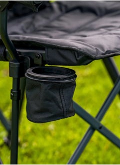 ARB Base Camp Chair - Foldable Camping Chair With Steel Frame, Padded Arms, & Cup Holder - Perfect For Beach, Picnic, & Outdoor Activities - 10500151  - Image 5