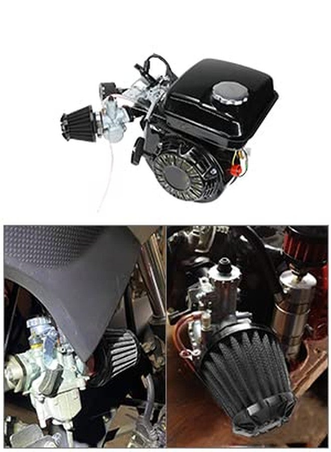 YOXUFA VM22 Mikuni Carburetor Intake Pipe Mainfold Throttle Cable Kit for Non Hemi Ghost Predator 212cc Coleman CT200U BT200X KT196 GX160 Engine Baja Warrior MB200 196cc Mini Bike Go Kart Parts - Image 2
