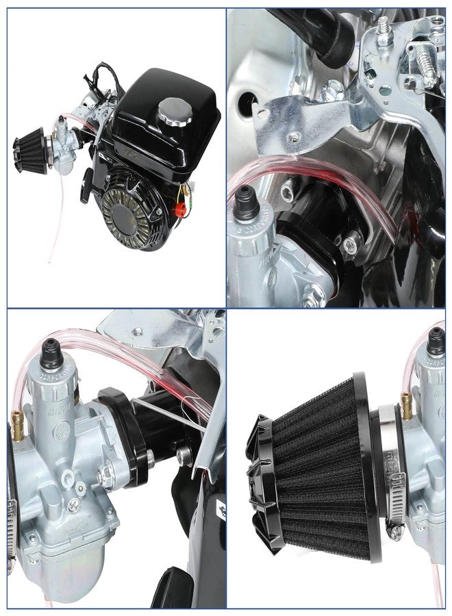 YOXUFA VM22 Mikuni Carburetor Intake Pipe Mainfold Throttle Cable Kit for Non Hemi Ghost Predator 212cc Coleman CT200U BT200X KT196 GX160 Engine Baja Warrior MB200 196cc Mini Bike Go Kart Parts - Image 3