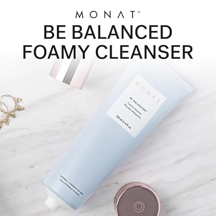 MONAT Be Balanced Foamy Cleanser - Purifying & Softening Foaming Facial Cleanser. Skin-Smoothing Antioxidants and Natural Fruit Acids Foaming Face Wash. Cleansing Foam - Net Wt. 120 ml / 4.0 fl. oz. - Image 4