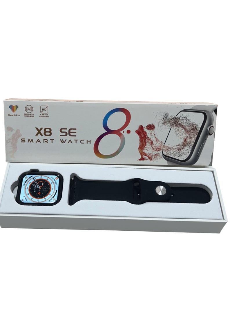 Wearfit Pro - x8 se smart watch NFC Elegant Design Support Bluetooth Calls Support Wireless Charging| Touch Screen compatablewith IOS & android for men and women - Image 1