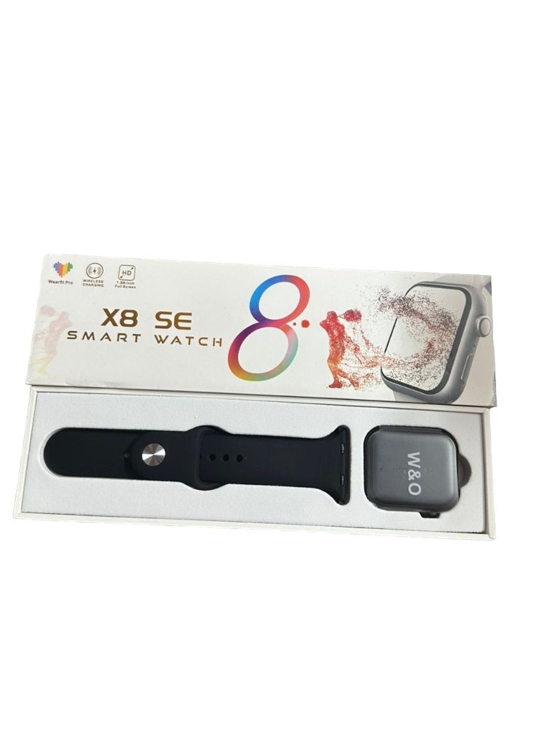 Wearfit Pro - x8 se smart watch NFC Elegant Design Support Bluetooth Calls Support Wireless Charging| Touch Screen compatablewith IOS & android for men and women - Image 1