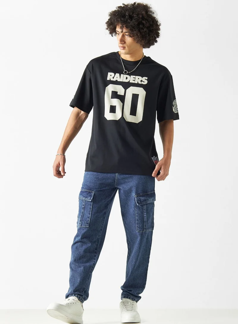 SP Characters Slogan Crew Neck T-Shirt