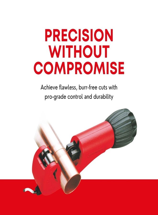 Rothenberger Tube Cutter 42 Pro with Spare Cutting Wheel - for Copper, Brass, Aluminum, Plastic and Thin-Walled Stainless Steel Tubes - 6-42 mm - 70029 - Image 2