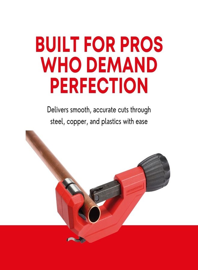 Rothenberger Tube Cutter 42 Pro with Spare Cutting Wheel - for Copper, Brass, Aluminum, Plastic and Thin-Walled Stainless Steel Tubes - 6-42 mm - 70029 - Image 3