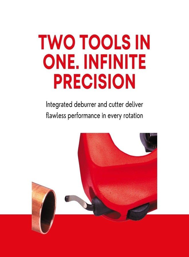 Rothenberger Tube Cutter 42 Pro with Spare Cutting Wheel - for Copper, Brass, Aluminum, Plastic and Thin-Walled Stainless Steel Tubes - 6-42 mm - 70029 - Image 4