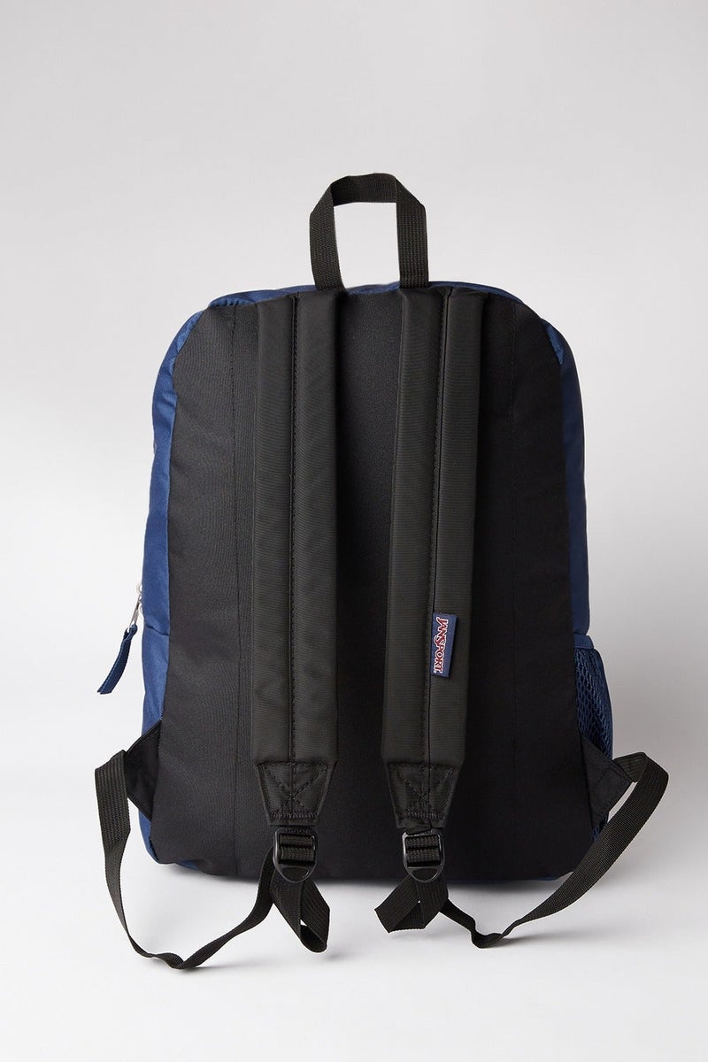 جان سبورت حقيبة ظهر Cross Town Plus - مقصورة رئيسية كبيرة، جيب جانبي لزجاجة المياه، جيب مبطن للكمبيوتر المحمول مقاس 15 بوصة - كحلي - Image 4