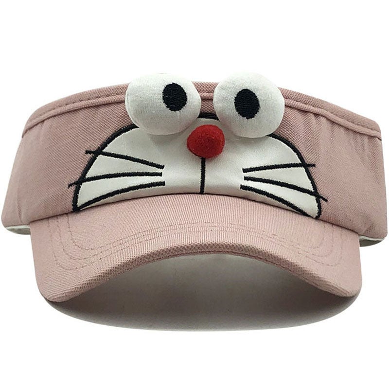 Kids Sun Hat Boys Doraemon Mesh Visor Summer Hat - Image 1