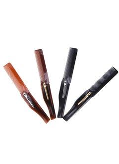 ORiTi 2 Pcs Foldable Hair Comb Pocket Hair Moustache Beard Comb Hair Styling Tool Hairdressing Comb  - Image 4